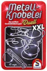 Sada kovových hlavolamů Duell XXL v plechové krabičce - Hlavolamy Sada kovových hlavolamů Duell XXL v plechové krabičce
