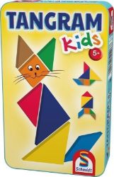 Tangram pro děti - hlavolam v plechové krabičce - Hlavolamy Tangram pro děti - hlavolam v plechové krabičce