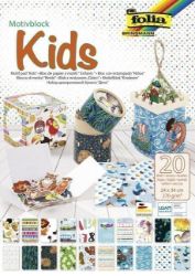 Folia Blok Designových papírů s motivem - Dětské 20 listů 270 g/m2 - Papíry a čtvrtky Folia Blok Designových papírů s motivem - Dětské 20 listů 270 g/m2