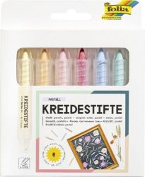 Folia Křídy v tužce - pastelové barvy 6 ks Folia Křídy v tužce - pastelové barvy 6 ks