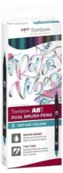 Tombow ABT Dual Pen Brush Sada oboustranných štětcových fixů - Vintage colours 6 ks Tombow ABT Dual Pen Brush Sada oboustranných štětcových fixů - Vintage colours 6 ks