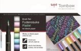 Tombow Štětcový fix Fudenosuke pastel - pastel 6 ks Tombow Štětcový fix Fudenosuke pastel - pastel 6 ks