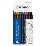 Fineliner MONO drawing pen set, 0,35mm, 8ks