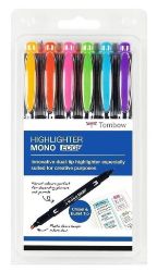 Tombow Zvýrazňovač MONO edge - sada 6 ks Tombow Zvýrazňovač MONO edge - sada 6 ks
