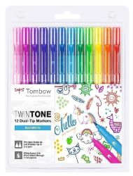 Tombow Sada oboustranných fixů TwinTone - Rainbow Tombow Sada oboustranných fixů TwinTone - Rainbow