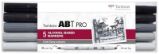 Tombow Oboustranný lihový fix ABT PRO - Cold Gray colors 5 ks - Fixy Tombow Oboustranný lihový fix ABT PRO - Cold Gray colors 5 ks