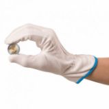 Numistické rukavice bavlněné bílé - Dárky Gloves white universal, bavlněné mincovní rukavice, bílé
