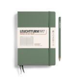 Leuchtturm1917 Zápisník Olive Medium A5 linkovaný - Sešity Olive, Medium (A5), 251 p., ruled