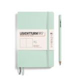 Leuchtturm1917 Zápisník Mint Green Softcover B6+ čistý Leuchtturm1917 Zápisník Mint Green Softcover B6+ čistý