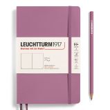 Notebook Paperback (B6+), Softcover, 123 numbered pages, Dusty Rose, plain Notebook Paperback (B6+), Softcover, 123 numbered pages, Dusty Rose, plain