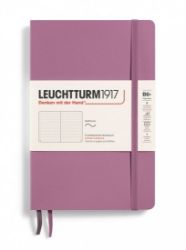 Notebook Paperback (B6+), Softcover, 123 numbered pages, Dusty Rose, dotted