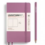 Notebook Pocket (A6), Softcover, 123 numbered pages, Dusty Rose, plain Notebook Pocket (A6), Softcover, 123 numbered pages, Dusty Rose, plain