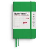 Weekly Planner 2026 Pocket (A6) Spring Leaf - Týdenní diáře Spring Leaf, Weekly Planner Pocket (A6) 2026, English