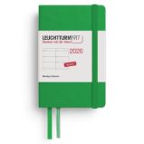 Weekly Planner 2026 Mini (A7) Spring Leaf - Týdenní diáře Spring Leaf, Weekly Planner Mini (A7) 2026, English