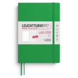 Spring Leaf, Weekly Planner & Notebook Medium (A5) 2026, 18 Months, Softcover, English