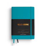 Zápisník Leuchtturm1917 – Bullet Journal Edition2 - tyrkysový - Tečkované diáře Turqouise25, Bullet Journal - Edition 2, Medium (A5), 120 g/m? paper, 206 S., dotted