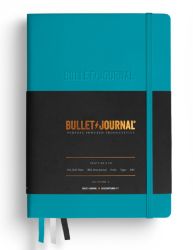 Zápisník Leuchtturm1917 – Bullet Journal Edition2 - tyrkysový - Tečkované diáře Turqouise25, Bullet Journal - Edition 2, Medium (A5), 120 g/m? paper, 206 S., dotted