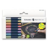 Metalická sada rollerball "Paint-It 050", 8 různých barev, 0,4 mm