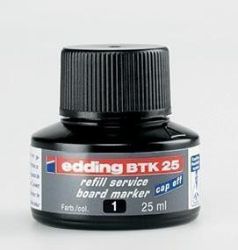 Edding Inkoust BTK 25 - černý - Náplně a inkousty Inkoust EDDING BTK 25, černý