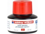 Edding Inkoust MTK 25ml - červený - Náplně a inkousty Inkoust EDDING MTK 25ml, červený