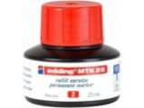 Edding Inkoust MTK 25ml - červený - Náplně a inkousty Inkoust EDDING MTK 25ml, červený