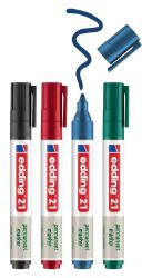Permanentní popisovač EDDING EcoLine 21, sada 4 ks