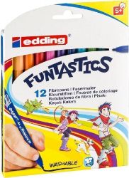 Edding Dětské fixy Funtastics 15, sada 12 barev pro větší děti