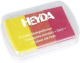 HEYDA Razítkovací polštářek - mix žlutý, oranžový, červený HEYDA Razítkovací polštářek - mix žlutý, oranžový, červený