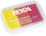 HEYDA Razítkovací polštářek - mix žlutý, oranžový, červený - Kreativní sady a materiály HEYDA Razítkovací polštářek - mix žlutý, oranžový, červený