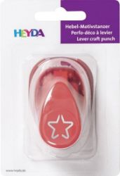 HEYDA ozdobná děrovačka 3D velikost S - hvězda 1,7 cm - Sešívačky a děrovačky HEYDA ozdobná děrovačka 3D velikost S - hvězda 1,7 cm