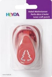 HEYDA ozdobná děrovačka 3D velikost S - stromek 1,7 cm - Sešívačky a děrovačky HEYDA ozdobná děrovačka 3D velikost S - stromek 1,7 cm