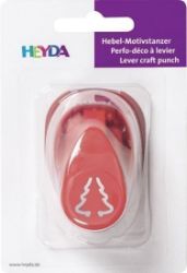 HEYDA ozdobná děrovačka 3D velikost S - stromek 1,7 cm - Sešívačky a děrovačky HEYDA ozdobná děrovačka 3D velikost S - stromek 1,7 cm