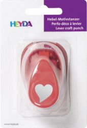 HEYDA ozdobná děrovačka velikost S - srdce elegant 1,7 cm HEYDA ozdobná děrovačka velikost S - srdce elegant 1,7 cm
