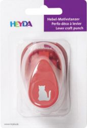 HEYDA ozdobná děrovačka velikost S - kočička 1,7 cm - Sešívačky a děrovačky HEYDA ozdobná děrovačka velikost S - kočička 1,7 cm