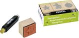 HEYDA Dřevěná razítka s polštářky - vánoce 3 ks HEYDA Dřevěná razítka s polštářky - vánoce 3 ks