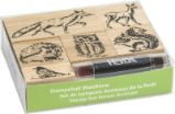 HEYDA Sada razítek s lesními zvířátky 6 ks - Kreativní sady a materiály HEYDA Sada razítek s lesními zvířátky 6 ks