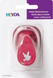 HEYDA ozdobná děrovačka velikost S - holubice 1,7 cm - Sešívačky a děrovačky HEYDA ozdobná děrovačka velikost S - holubice 1,7 cm