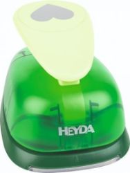 HEYDA ozdobná kovová děrovačka velikost XXL - srdce 7cm - Sešívačky a děrovačky HEYDA ozdobná kovová děrovačka velikost XXL - srdce 7cm
