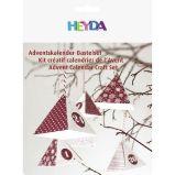 Adventní kalendář set 180g červený/bílý Adventní kalendář set 180g červený/bílý