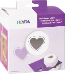HEYDA ozdobná děrovačka flexi - srdce 1,5 cm HEYDA ozdobná děrovačka flexi - srdce 1,5 cm