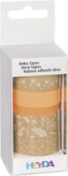 HEYDA Sada lepicích pásek - natur lístky oranžové HEYDA Sada lepicích pásek - natur lístky oranžové