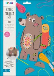 HEYDA vyšívací set - medvěd - Kreativní sady a materiály HEYDA vyšívací set - medvěd