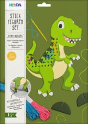 HEYDA vyšívací set - dinosaurus - Kreativní sady a materiály HEYDA vyšívací set - dinosaurus