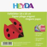 HEYDA Papíry na origami 10 x 10 cm ( 100 ks ) - Papíry a čtvrtky HEYDA Papíry na origami 10 x 10 cm ( 100 ks )