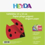 HEYDA Papíry na origami 15 x 15 cm ( 100 ks ) HEYDA Papíry na origami 15 x 15 cm ( 100 ks )
