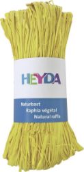 HEYDA Přírodní lýko - světle žluté 50g HEYDA Přírodní lýko - světle žluté 50g