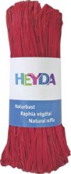 HEYDA Přírodní lýko - červené 50 g HEYDA Přírodní lýko - červené 50 g