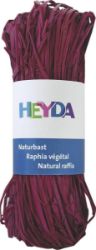 HEYDA Přírodní lýko - bordó 50 g - Výtvarné potřeby HEYDA Přírodní lýko - bordó 50 g