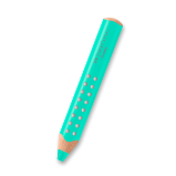 Pastelka Faber-Castell Grippy - tyrkysově zelená Pastelka Faber-Castell Grippy - tyrkysově zelená