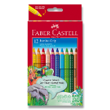 Pastelky Faber-Castell Colour Grip Jumbo - 12 barev - Pastelky Pastelky Faber-Castell Colour Grip Jumbo 12 barev